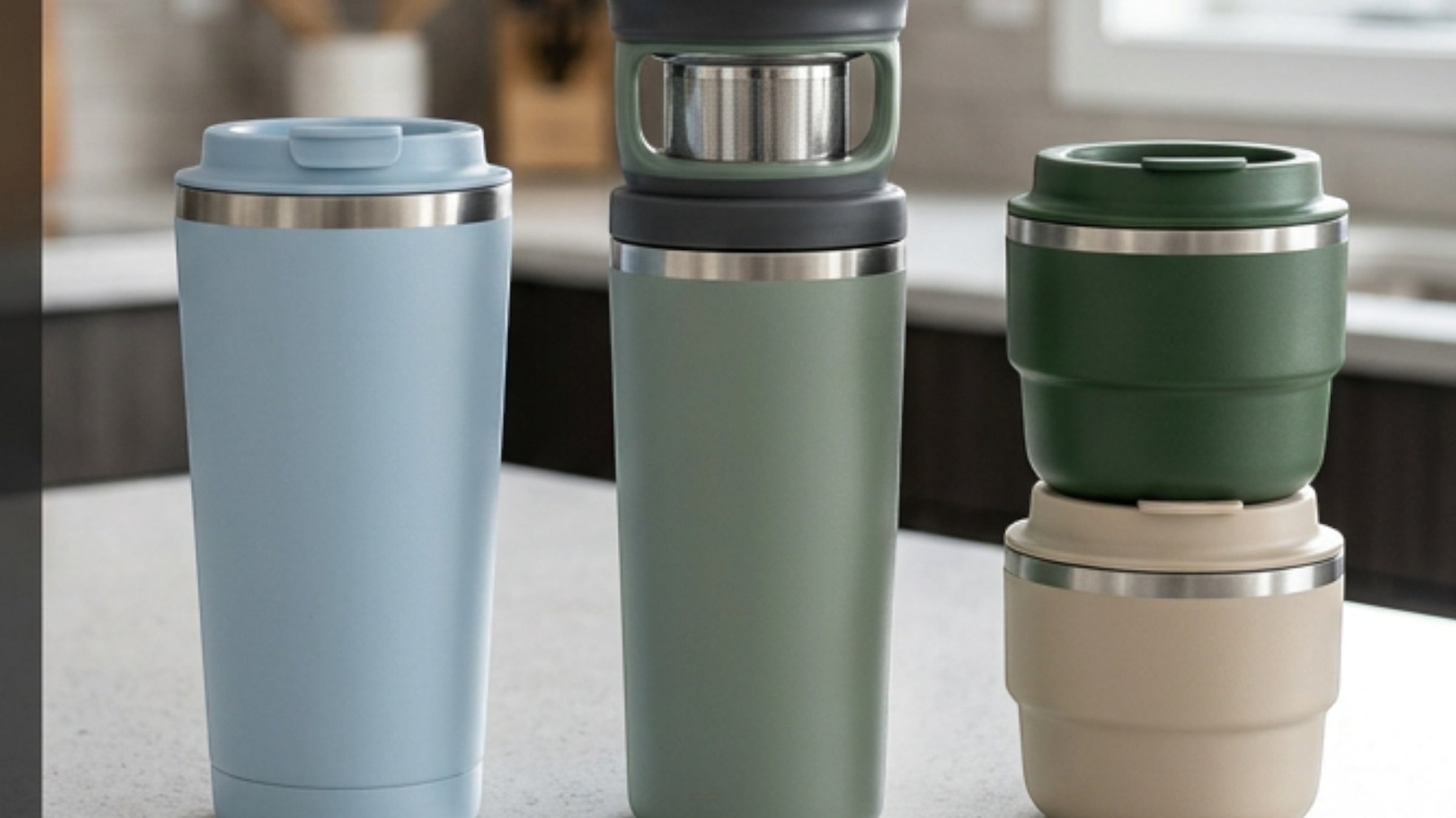 Xbvtl Insulated Tumblers, Vacuum Travel Cups, and Insulated Cup Sets